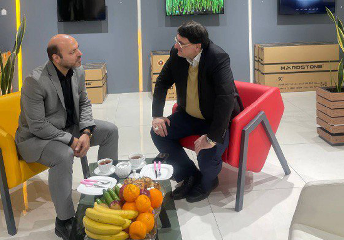 نشست صمیمانه مدیرعامل شرکت صوتی تصویری سروش با ریاست هیئت مدیره شرکت جام الکترونیک ایرانیان